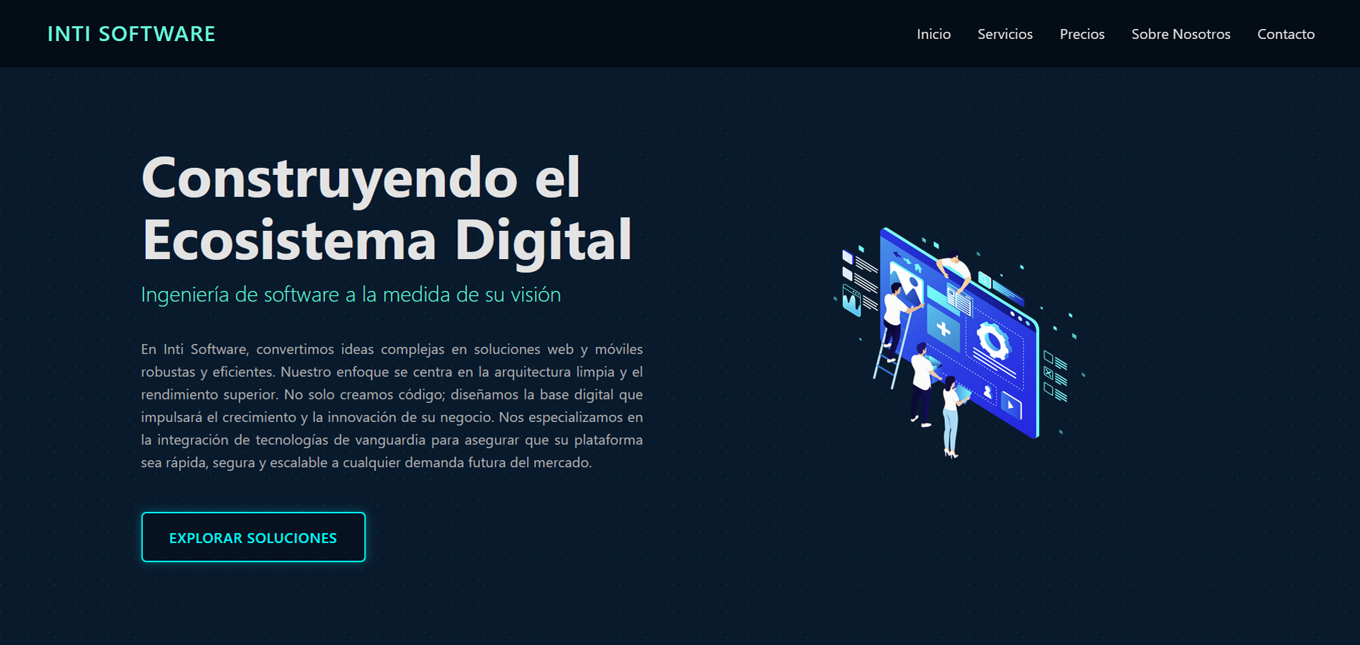 Proyecto de desarrollo web Inti Software Imagen Inti Software