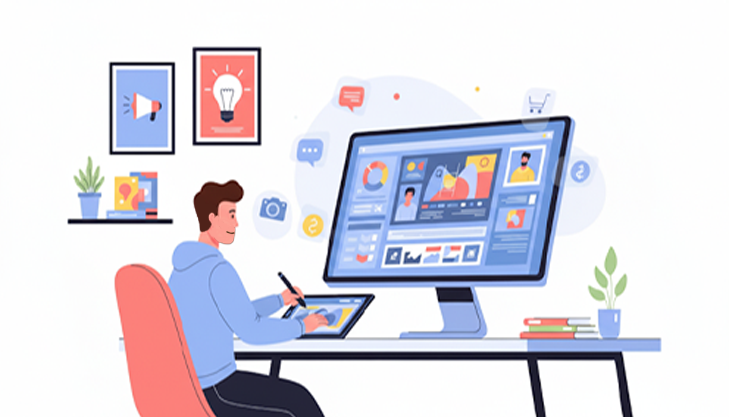 Diseño Digital de identidad y gráficos para plataformas